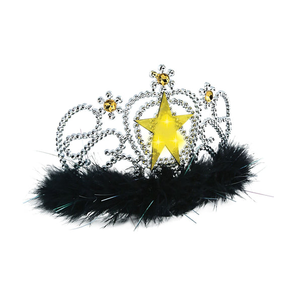 Beistle Light Up Star Tiara - Party Supply Decoration for Awards Night
