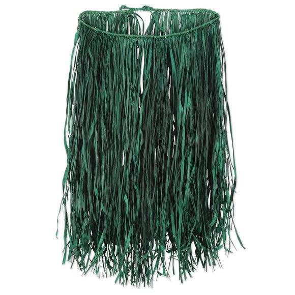 Beistle Value Raffia Hula Skirt (Adult Green) - Party Supply Decoration for Luau