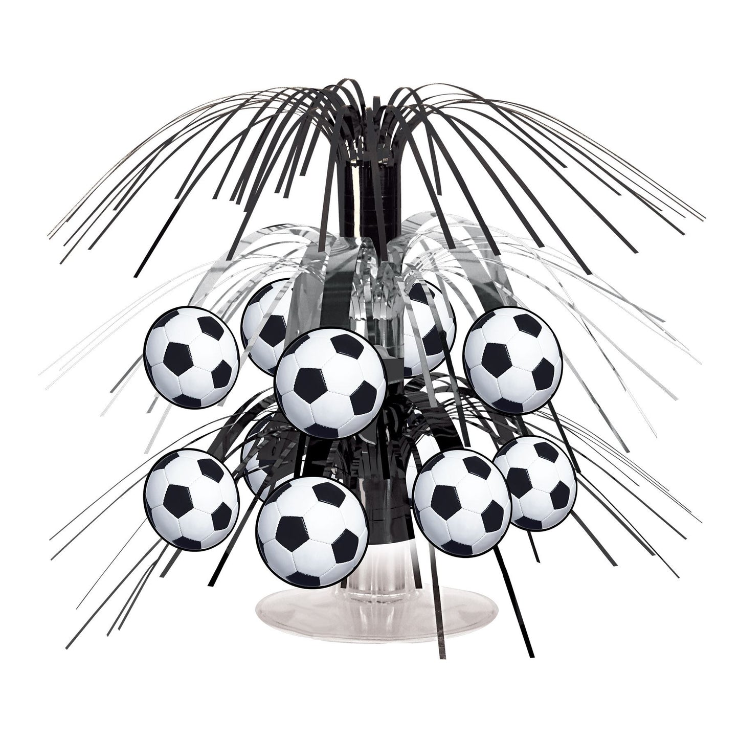 Beistle Soccer Ball Mini Cascade Centerpiece (1/Pkg) Party Supply Decoration : Soccer