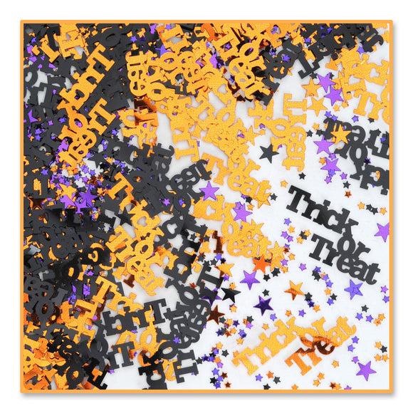 Beistle Trick Or Treat Confetti - Party Supply Decoration for Halloween