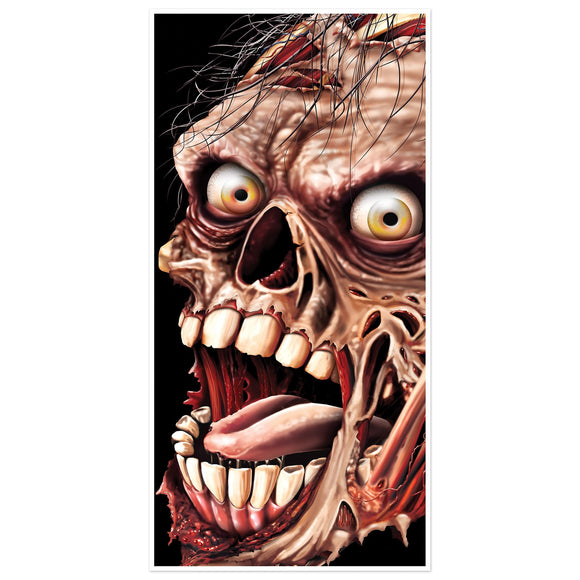 Beistle Zombie Door Cover - Party Supply Decoration for Halloween