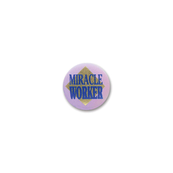 Beistle Miracle Worker Satin Button - Party Supply Decoration for General Occasion