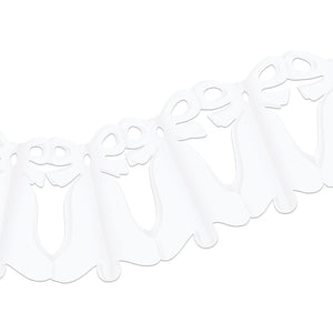 Beistle White Westminster Bell Garland - Party Supply Decoration for Wedding