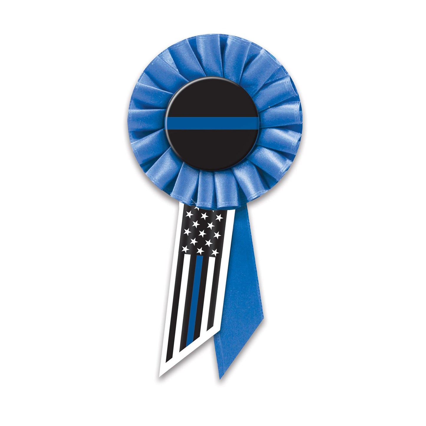 Beistle Law Enforcement Rosette - Party Supply Decoration for Patriotic