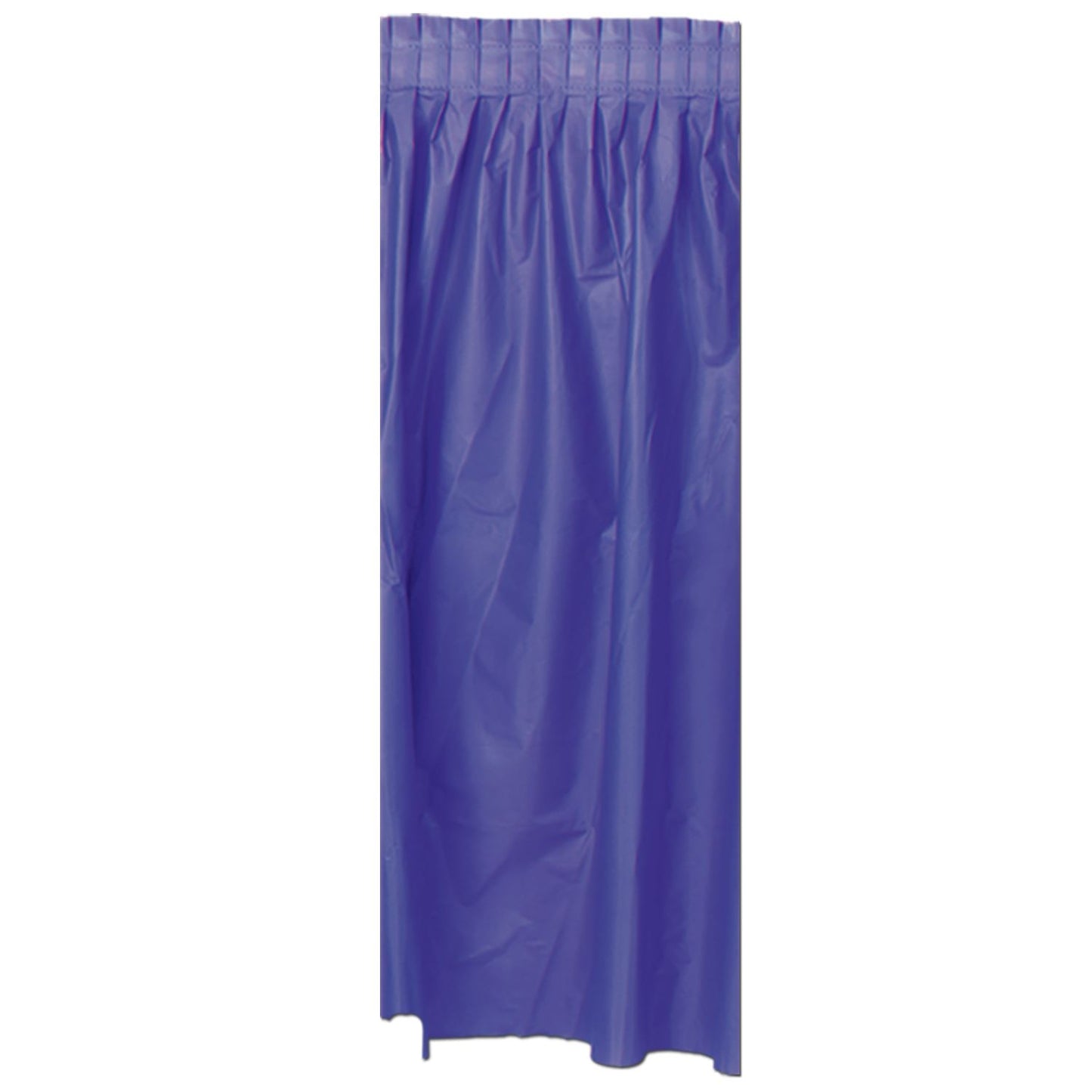 Beistle Purple Plastic Table Skirting - Party Supply Decoration for General Occasion