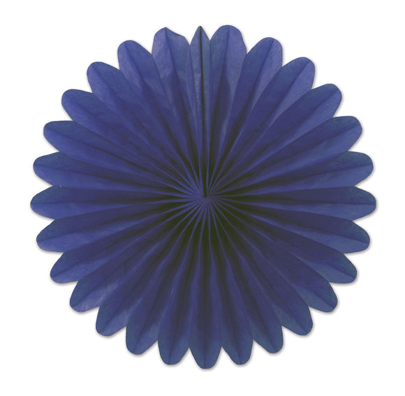 Beistle Blue Mini Tissue Fans (6 Per Package) - Party Supply Decoration for General Occasion