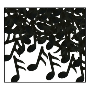 Beistle Black Music Notes Fanci-Fetti - Party Supply Decoration for Music