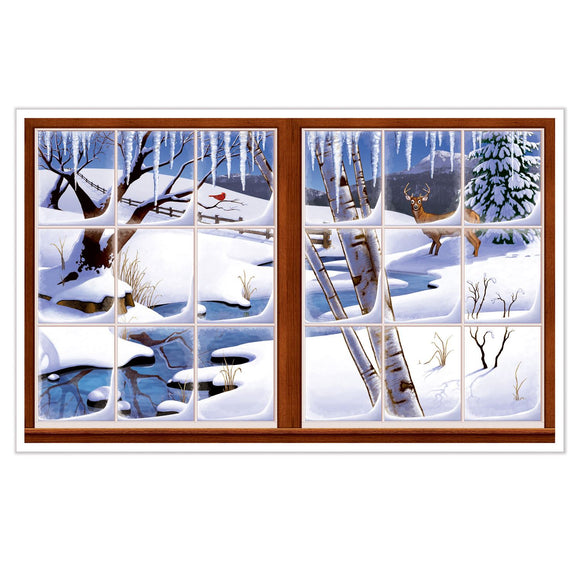 Beistle Winter Insta-View - Party Supply Decoration for Christmas / Winter