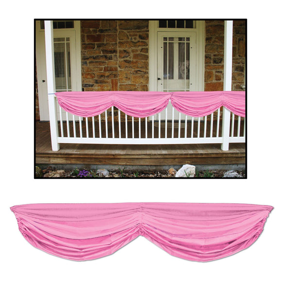 Beistle Pink Baby Shower Fabric Bunting - Party Supply Decoration for Baby Shower