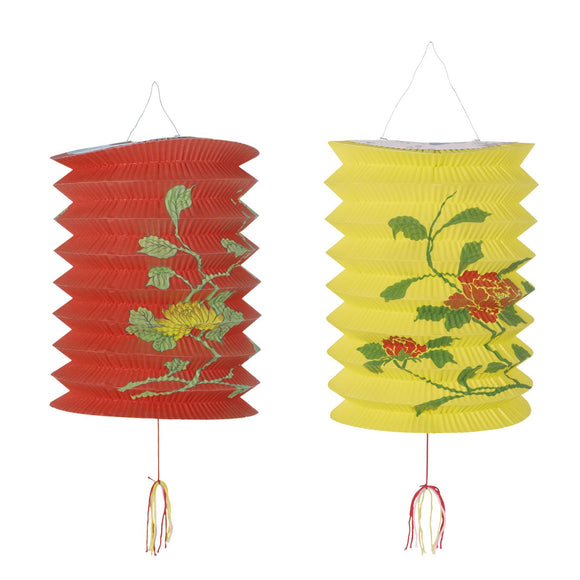 Beistle Decorated Chinese Lanterns - Party Supply Decoration for Chinese New Year