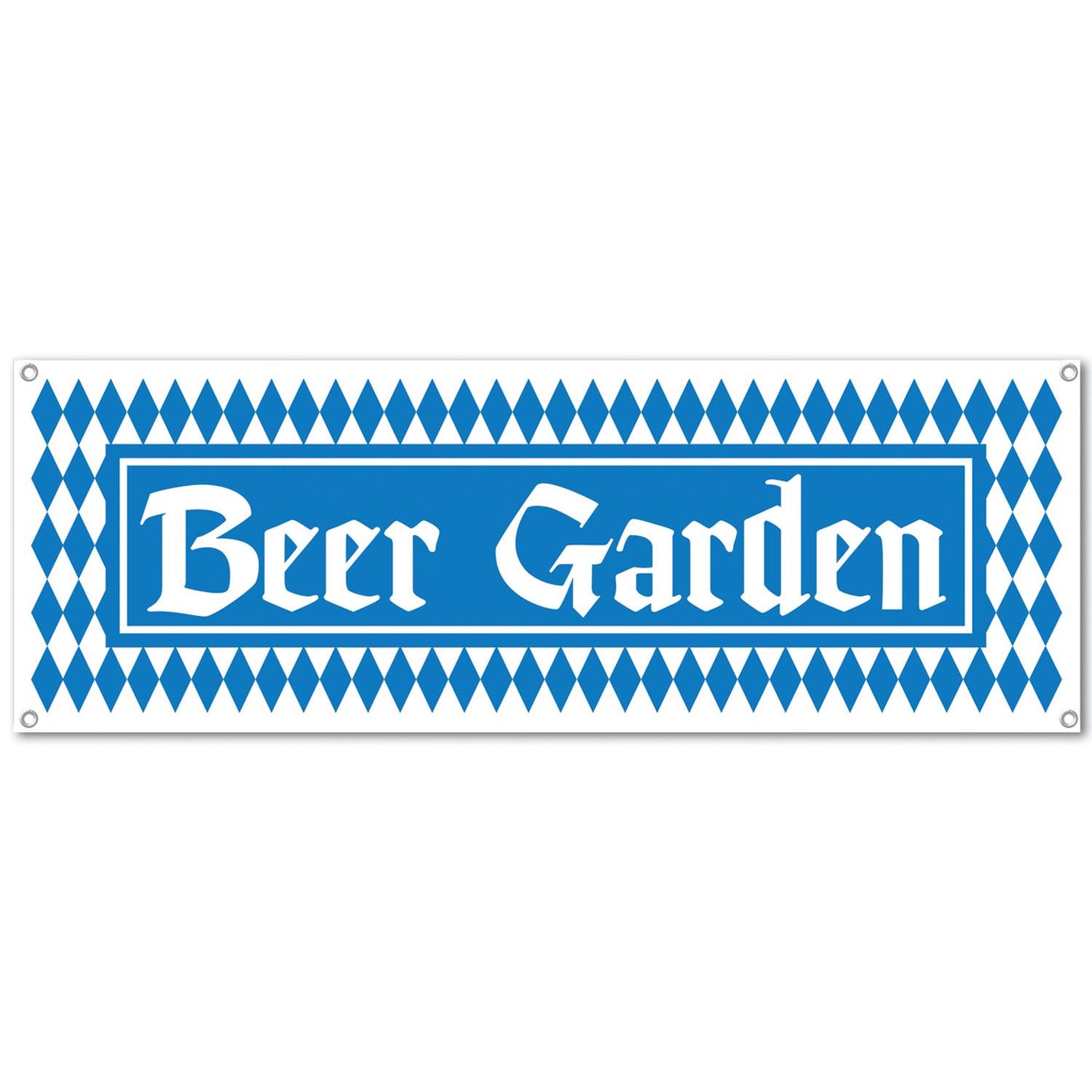 Beistle Beer Garden Sign Banner 5' x 21 in  (1/Pkg) Party Supply Decoration : Oktoberfest