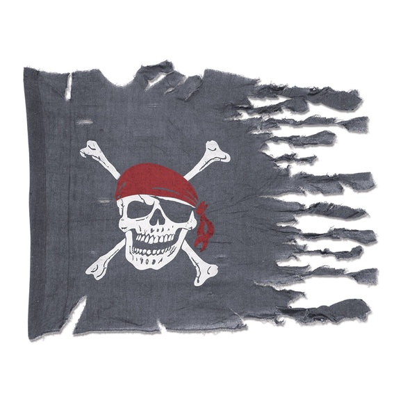 Beistle Weathered Pirate Flag - Party Supply Decoration for Pirate