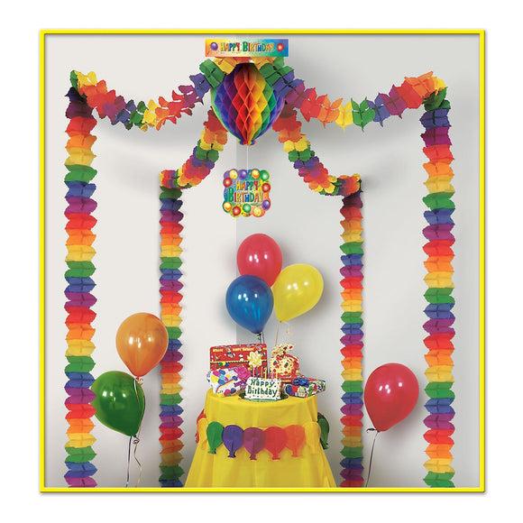 Beistle Birthday Party Canopy - Party Supply Decoration for Birthday