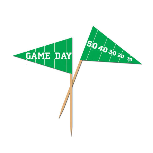 Beistle Game Day Football Picks (50/pkg) - Party Supply Decoration for Football