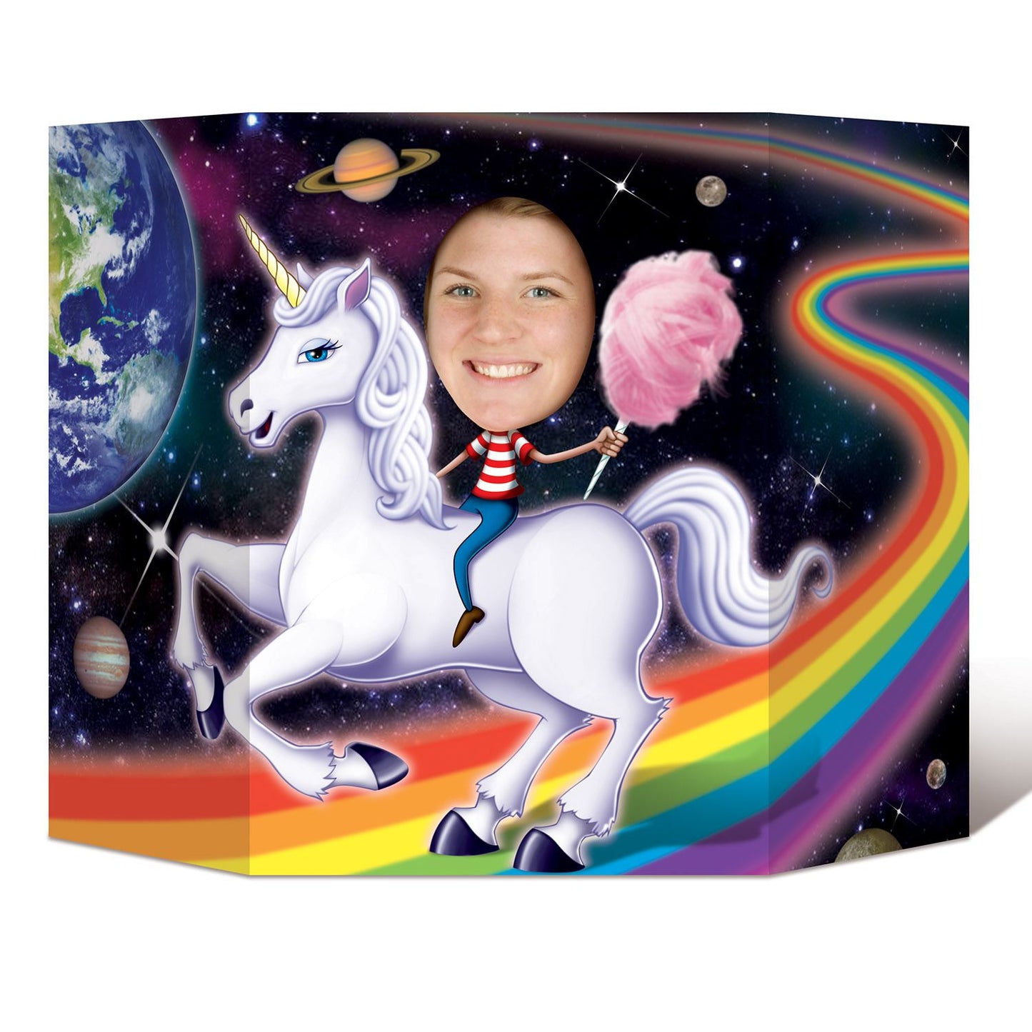 Beistle Unicorn Photo Prop - Party Supply Decoration for Unicorn