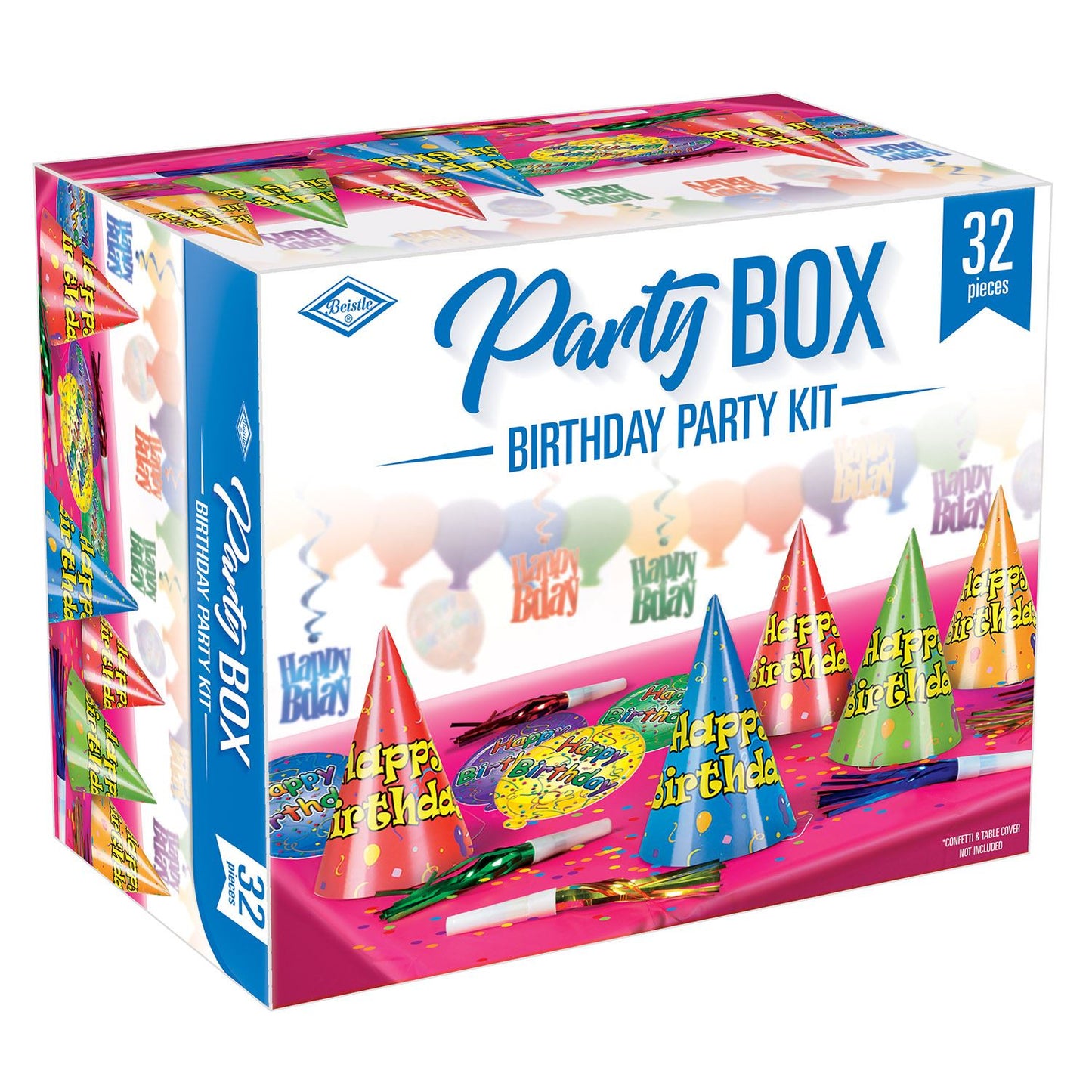 Beistle Birthday Party Box - Party Supply Decoration for Birthday