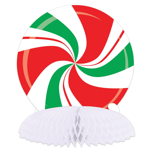 Beistle Peppermint Centerpiece   (1/Pkg) Party Supply Decoration : Christmas/Winter