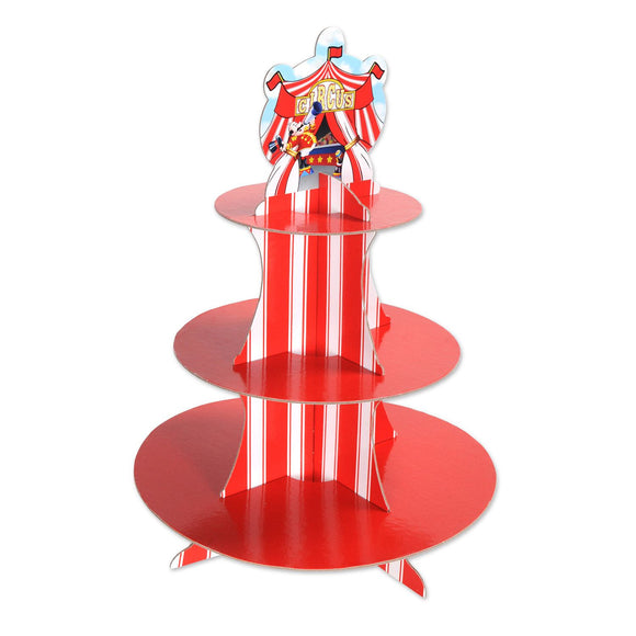 Beistle Circus Tent Cupcake Stand - Party Supply Decoration for Circus