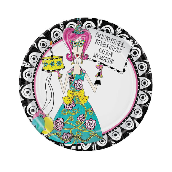 Beistle Dolly Mama's� Adult Celebration Plates - Party Supply Decoration for Dolly Mama