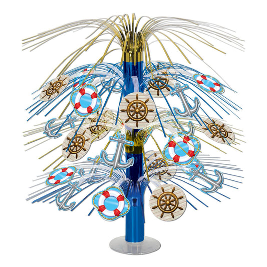 Beistle Nautical Cascade Centerpiece 18 in  (1/Pkg) Party Supply Decoration : Nautical