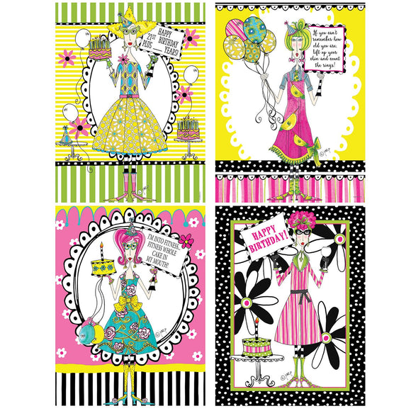 Beistle Dolly Mama's� Adult Celebration Posters - Party Supply Decoration for Dolly Mama