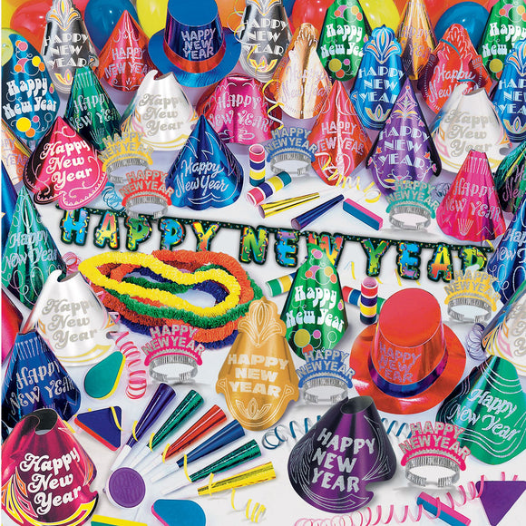 Beistle Centurion New Year Assortment (for 100 people) - Party Supply Decoration for New Years