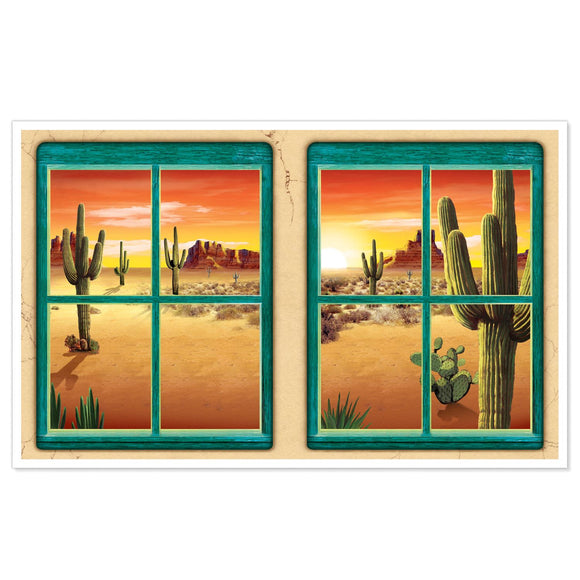 Beistle Desert Insta-View - Party Supply Decoration for Western