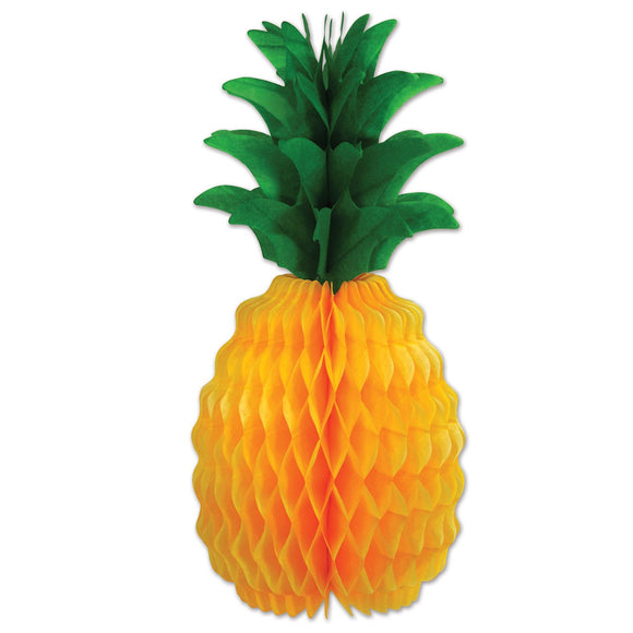Beistle Tissue Pineapple, 20 inch - Party Supply Decoration for Luau