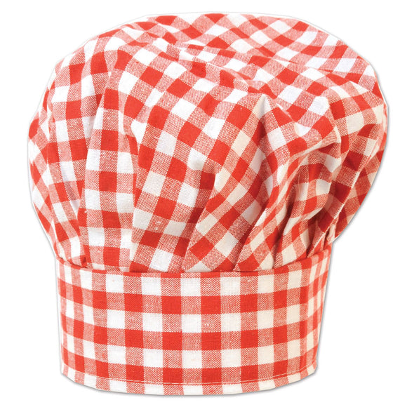 Beistle Gingham Chef's Hat  (1/Pkg) Party Supply Decoration : Spring/Summer