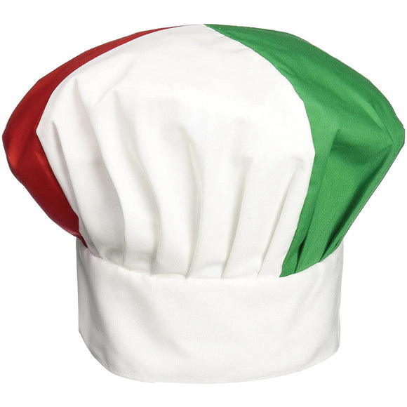 Beistle Red, White, and Green Oversized Chef's Hat  (1/Pkg) Party Supply Decoration : Italian