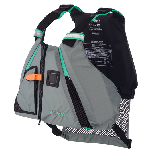 Onyx MoveVent Dynamic Paddle Sports Life Vest - M/L - Aqua [122200-505-040-15]