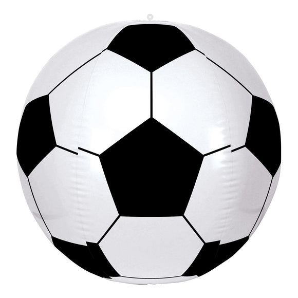 Beistle Inflatable Soccer Ball - Party Supply Decoration for Soccer