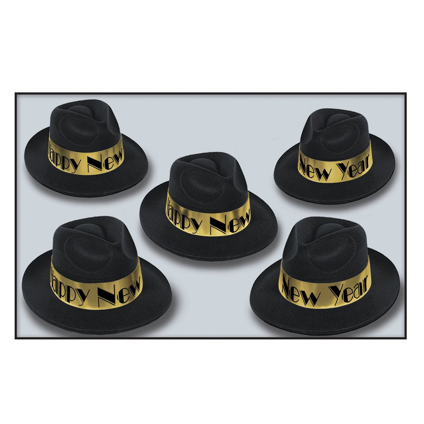 Beistle Gold Swing Fedora - Party Supply Decoration for New Years