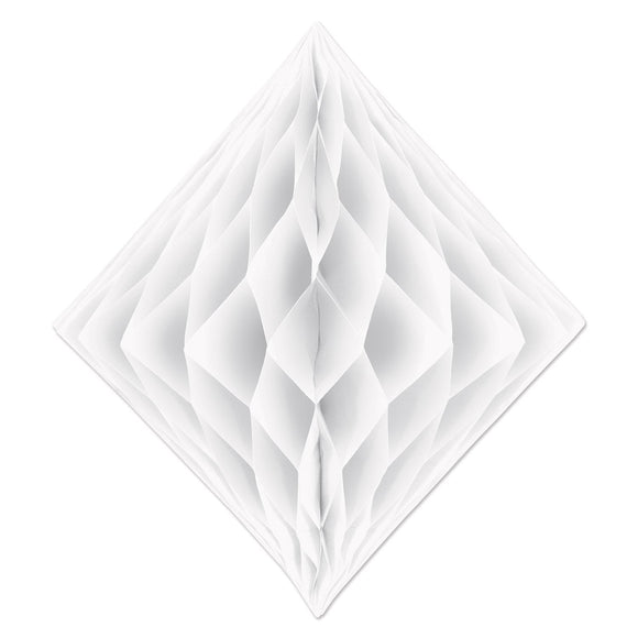 Beistle Tissue Diamond - White - Party Supply Decoration for General Occasion