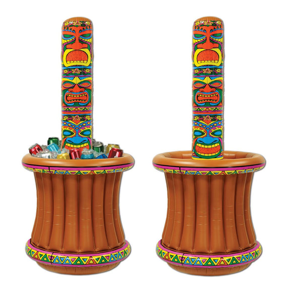 Beistle Inflatable Tiki Totem Cooler - Party Supply Decoration for Luau