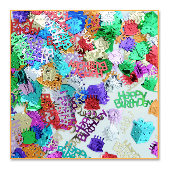Beistle Birthday Bash Confetti - Party Supply Decoration for Birthday