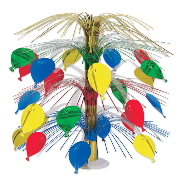 Beistle Balloon Cascade Centerpiece 18 in  (1/Pkg) Party Supply Decoration : Birthday