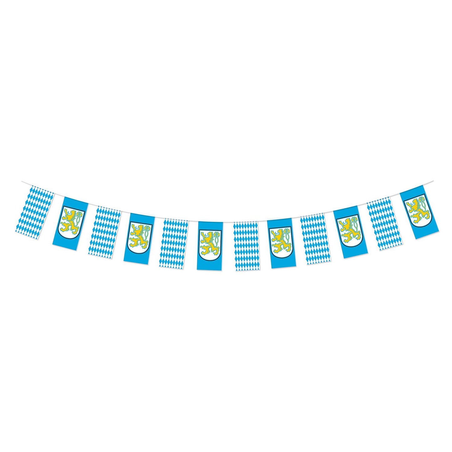 Beistle Oktoberfest Pennant Banner (1/pkg) 10 in  x 12' (1/Pkg) Party Supply Decoration : Oktoberfest