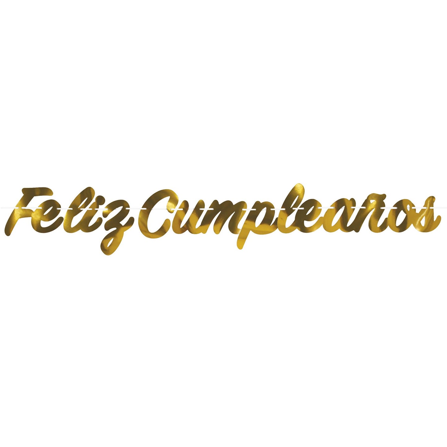 Foil Feliz Cumpleanos Streamer