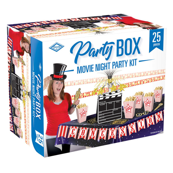 Beistle Movie Night Party Box - Party Supply Decoration for Awards Night