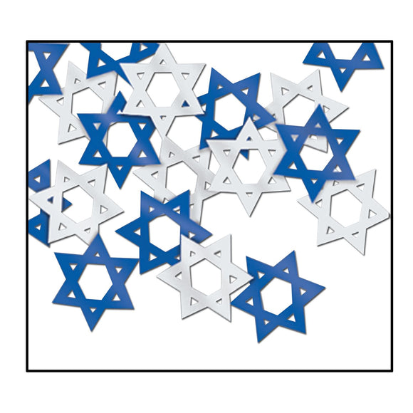 Beistle Star of David Confetti - Party Supply Decoration for Hanukkah