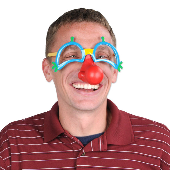 Beistle Clown Glasses with Nose - Party Supply Decoration for Circus