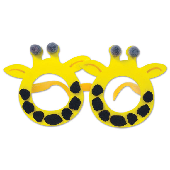 Beistle Giraffe Glasses - Party Supply Decoration for Jungle