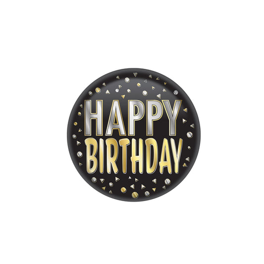 Beistle Happy Birthday Button - Party Supply Decoration for Birthday