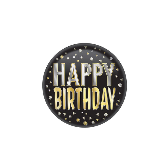 Beistle Happy Birthday Button - Party Supply Decoration for Birthday