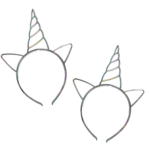 Beistle Unicorn Headbands  (2/Pkg) Party Supply Decoration : Unicorn