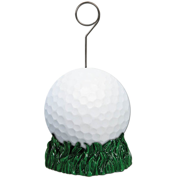 Beistle Golf Ball Photo/Balloon Holder - Party Supply Decoration for Golf