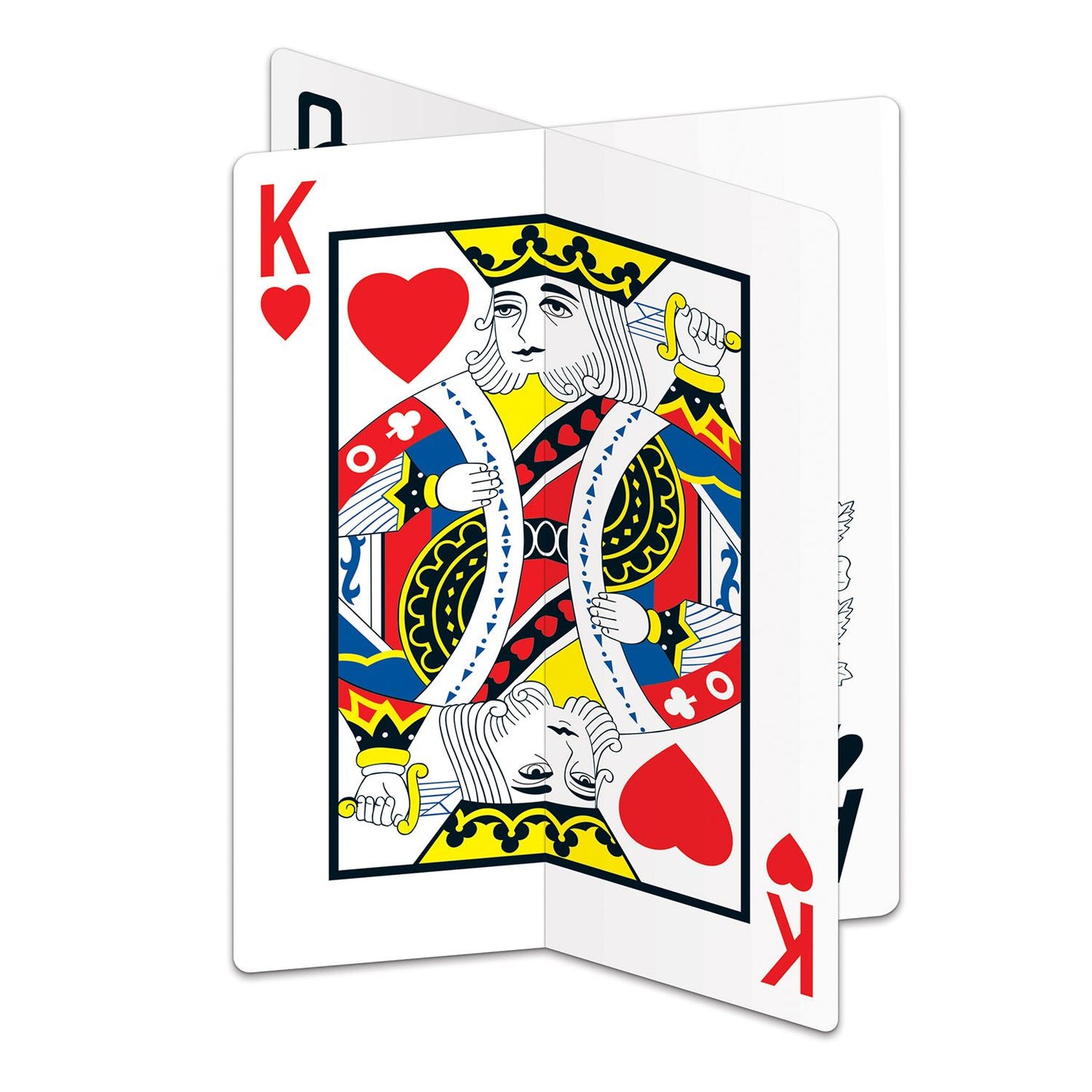 Beistle 3-D Playing Card Centerpiece - Party Supply Decoration for Casino