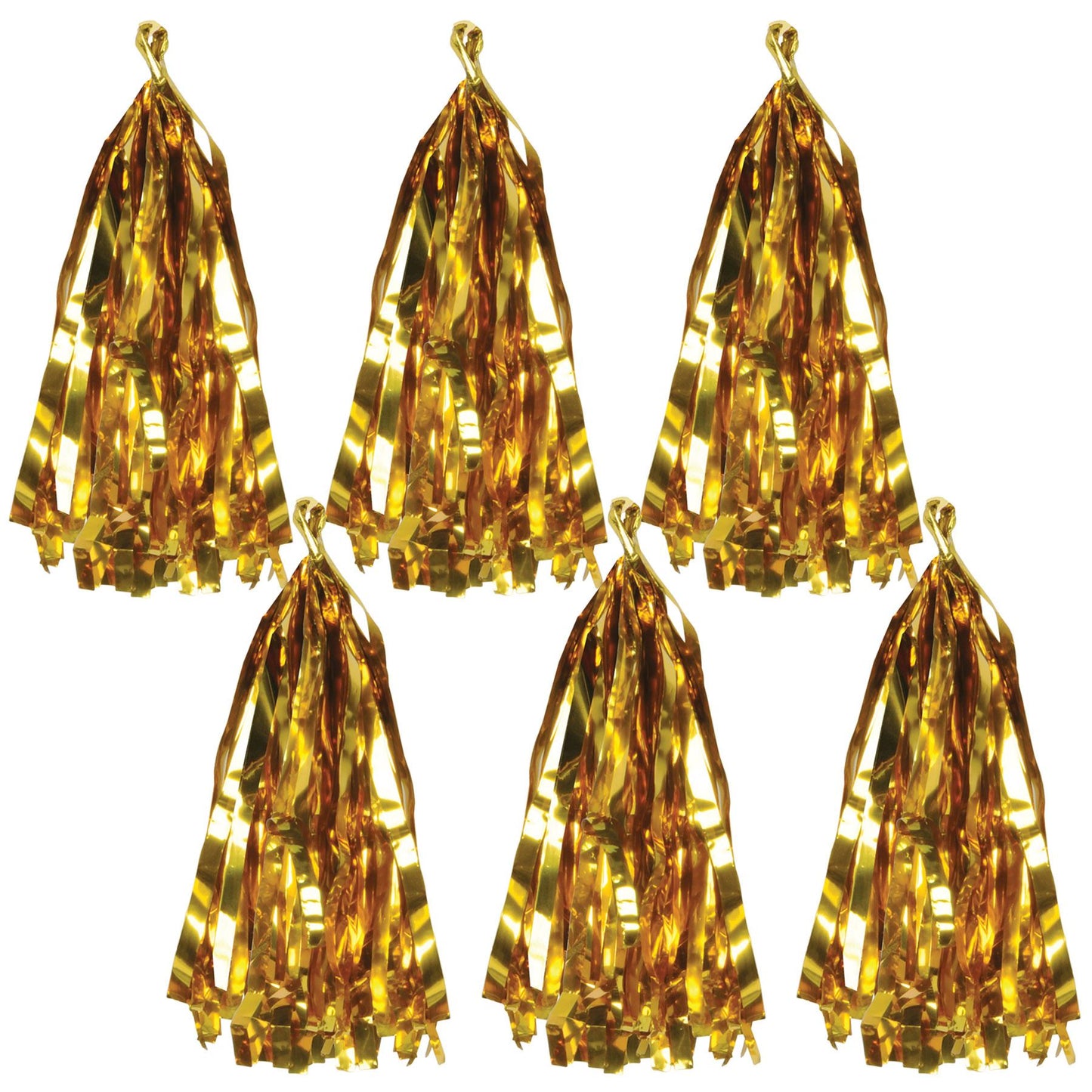 Beistle Metallic Tassels - Gold - Party Supply Decoration for General Occasion