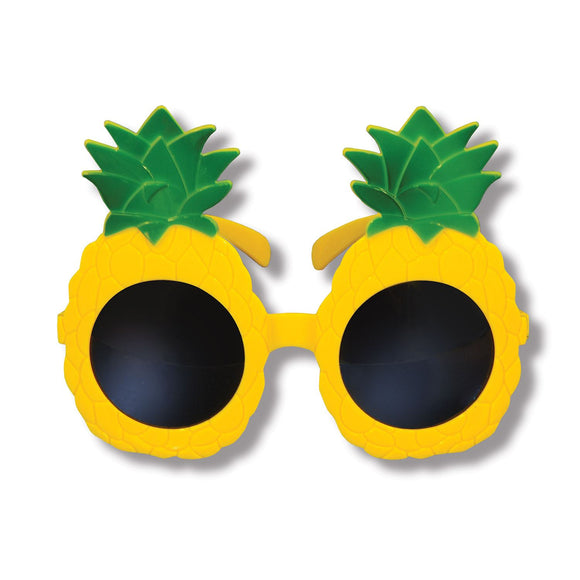 Beistle Pineapple Glasses - Party Supply Decoration for Luau